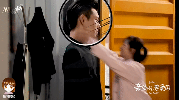 Như đây là phản ứng của Lý Hiện trước một cảnh quay tình cảm không hề có trong kịch bản nên anh không hề biết trước.