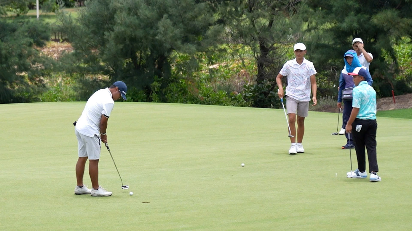 Với golfer sinh năm 2003, những thử thách càng khiến anh phấn khích, thúc đẩy giới hạn bản thân. z6915549870472-bc8ac58f403dd59f97f497c4af0610e5.jpg
