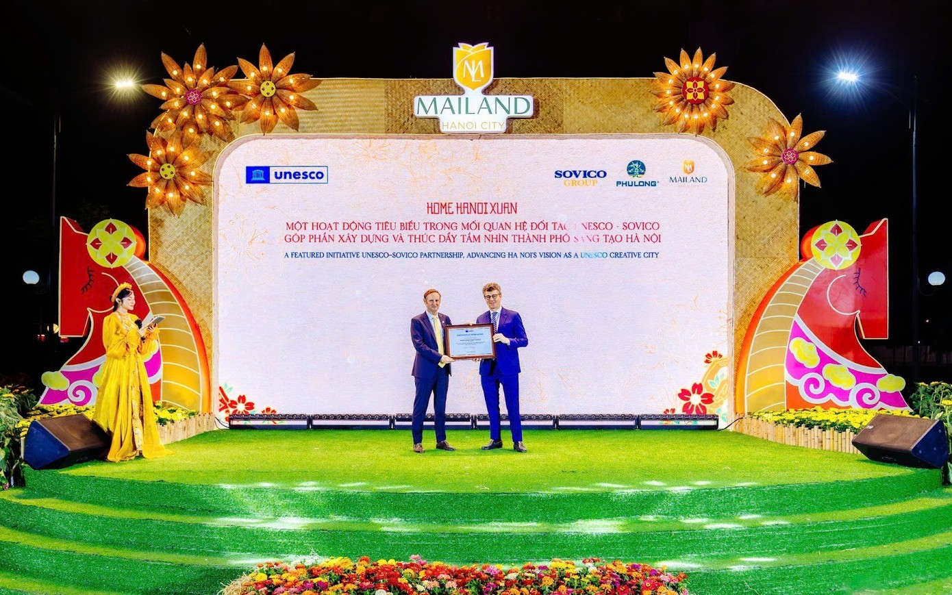 UNESCO Chứng nhận Home Hanoi Xuan là sáng kiến tiêu biểu trong khuôn khổ Quan hệ Đối tác UNESCO – SOVICO