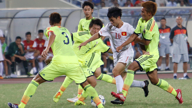 Công Phượng là một trong những cầu thủ có khả năng tạo đột biến của ĐT U19 VN. Ảnh: Như Ý