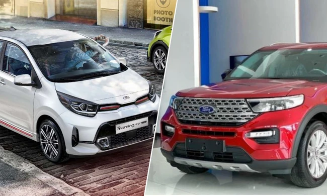 10 mẫu ô tô bán ít nhất trong tháng 7 tại Việt Nam