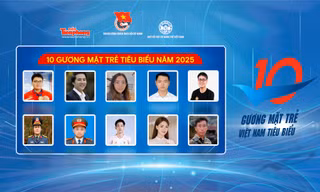 Công bố danh sách 10 Gương mặt trẻ Việt Nam tiêu biểu năm 2025