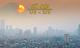Đầu tháng 3 Hà Nội tăng nhiệt mạnh