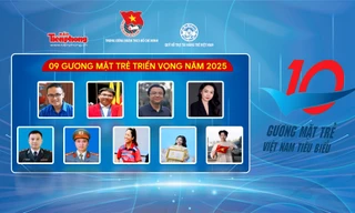 Công bố danh sách Gương mặt trẻ Việt Nam triển vọng năm 2025