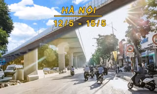 Bản tin thời tiết Hà Nội (12 - 15/5): Trời giảm mưa, nền nhiệt tăng dần