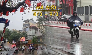 Hà Nội mưa tăng cường, chuyển rét từ 9/3