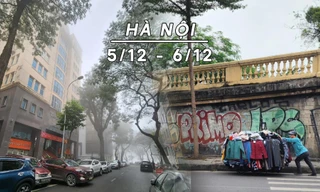 Hà Nội trời rét, chuyển mưa vài nơi