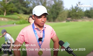Nhà vô địch Golf Quốc gia 2025 Nguyễn Tuấn Anh: Tôi rất may mắn khi giành chiến thắng