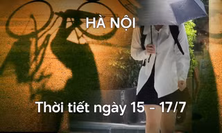 Giữa tháng 7 Hà Nội ngày oi bức, chiều và đêm mưa