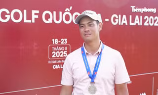 Á quân Golf Quốc gia 2025 Trương Chí Quân: Tôi hạnh phúc khi cùng Tuấn Anh tạo nên trận đấu giàu cảm xúc