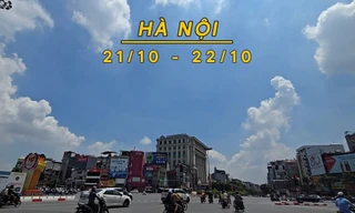 Hà Nội ngày hửng nắng, gió Đông Bắc cấp 3
