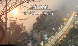 Hà Nội không mưa, âm u trời rét