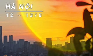 Giữa tháng 8 Hà Nội duy trì ngày nắng nóng, có mưa dông rải rác