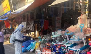 Tuyên truyền phòng chống dịch bệnh tại các chợ đầu mối Lạng Sơn.
