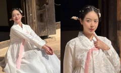 Hoa hậu Thanh Thủy được khen "như xé truyện bước ra" trong trang phục hanbok