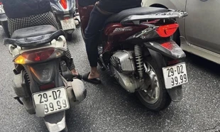 Xác minh 2 xe SH trùng biển số có tứ quý 9 ở Hà Nội