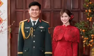 Gia thế chồng quân nhân mới được Hòa Minzy công khai 'gây sốt' mạng xã hội