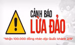 Công an TP.HCM cảnh báo chiêu trò lừa đảo “tặng quà 100.000 đồng” dịp Quốc khánh 2/9