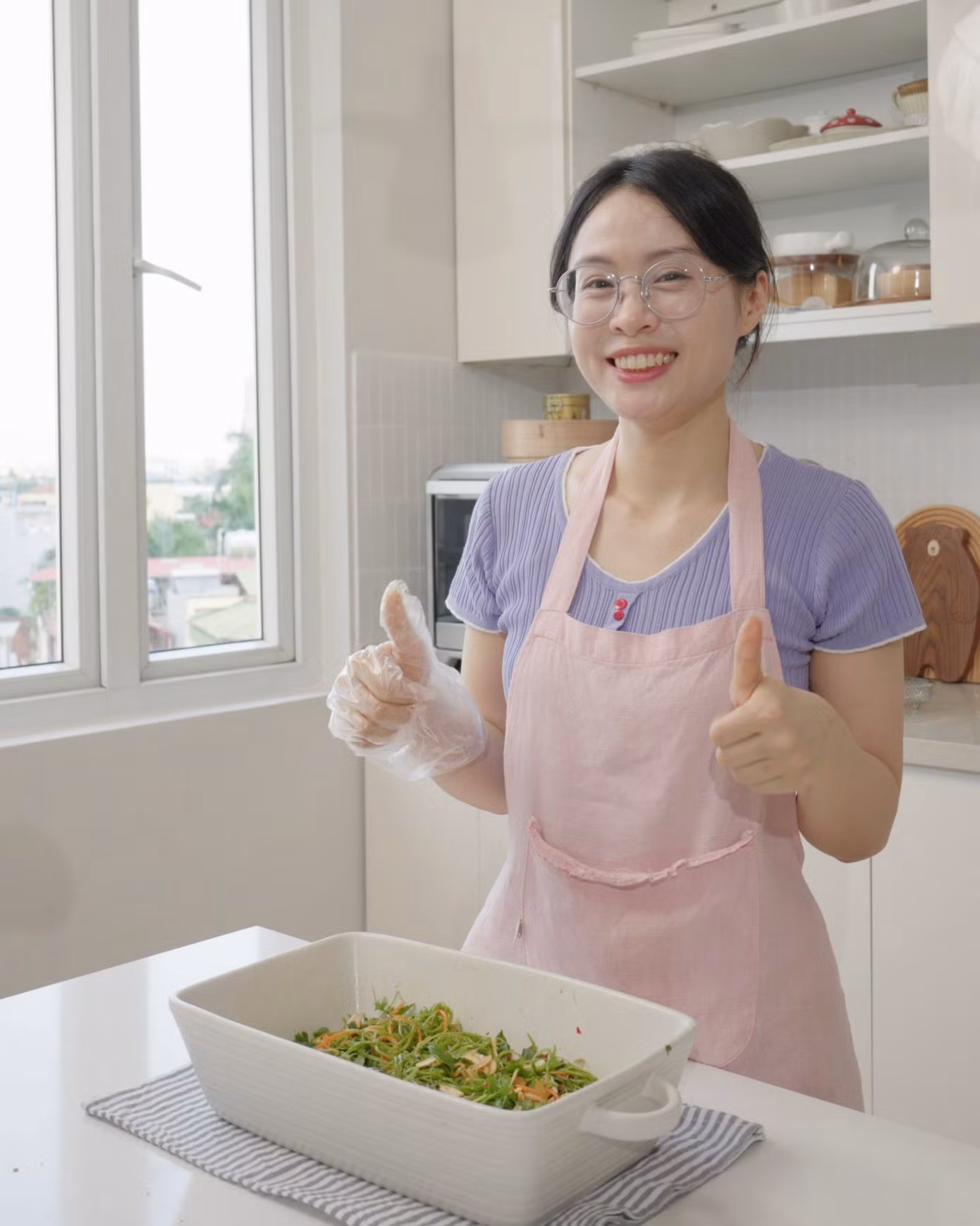 Phương Phương được yêu thích bởi những công thức món ăn đặc biệt mà cô thực hiện.