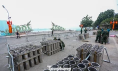 Cận cảnh các trận địa pháo hoa chào năm mới 2026 tại Hà Nội