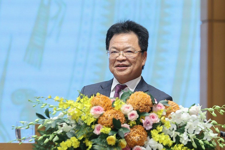 Ông Đặng Sỹ Mạnh - Chủ tịch Hội đồng thành viên Tổng Công ty Đường sắt Việt Nam. Ảnh: VGP/Nhật Bắc.