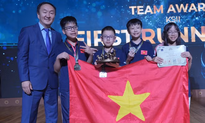 Việt Nam giành 4 huy chương vàng Toán học quốc tế 
