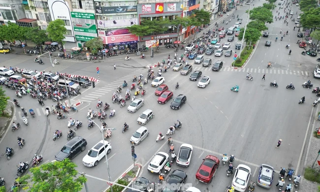 Cận cảnh các nút giao được xác định là 'cửa' kiểm soát xe máy xăng tại Hà Nội