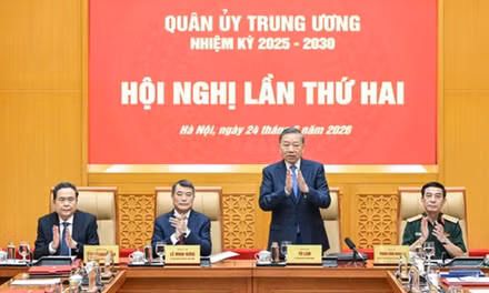 Tổng Bí thư, Chủ tịch nước Tô Lâm chủ trì Hội nghị Quân ủy Trung ương