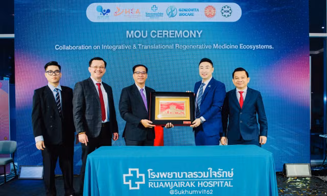 Hội Khoa học Sức khỏe TP.HCM ký kết hợp tác chiến lược với Tập đoàn Geonevita Biocare tại Thái Lan