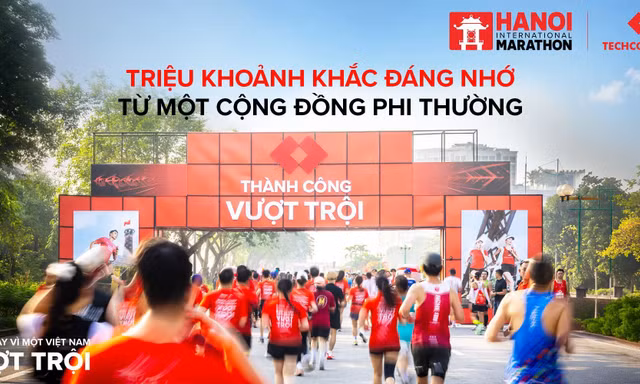Giải Marathon Quốc tế Hà Nội Techcombank 2026: Giải chạy biểu tượng của Hà Nội