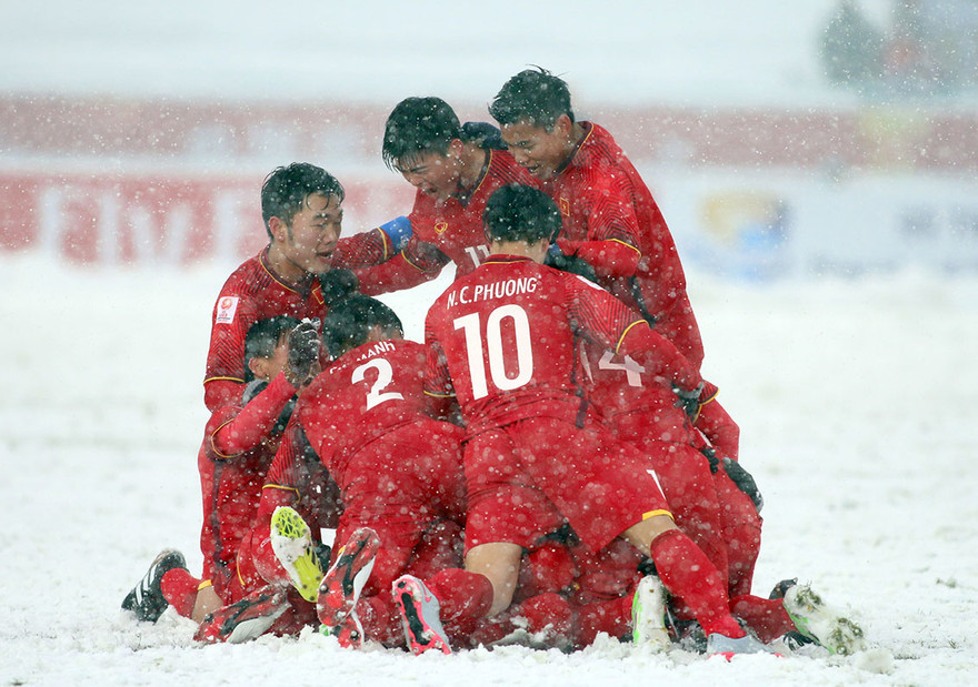 Ảnh dự thi Cuộc thi ảnh/clip 'Ấn tượng U23 Việt Nam'