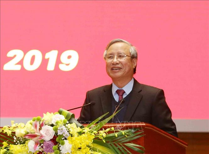 Thường trực Ban Bí thư Trần Quốc Vượng. Ảnh TTXVN