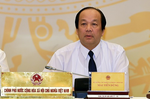 Bộ trưởng, Chủ nhiệm VPCP Mai Tiến Dũng