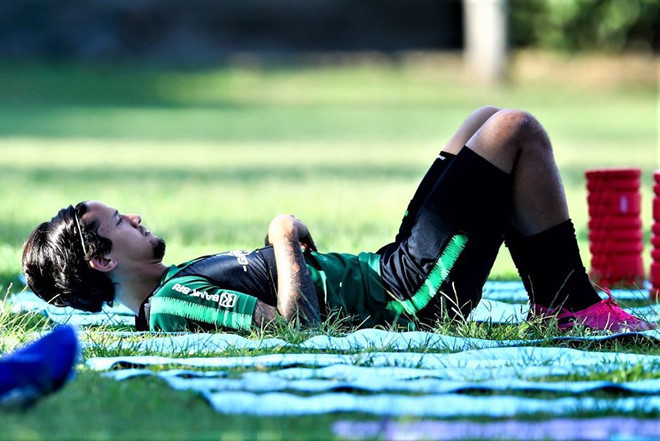 Buổi tập nghiệp dư của Indonesia trước trận gặp Việt Nam