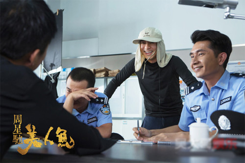 Châu Tinh Trì hướng dẫn cảnh quay trong "Mỹ nhân ngư".