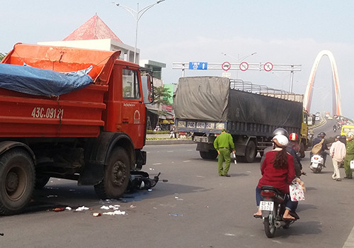Hiện trường vụ tai nạn. Ảnh: N.T.