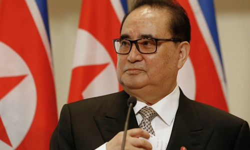 Bộ trưởng Ngoại giao Triều Tiên Ri Su-yong. Ảnh: Reuters.