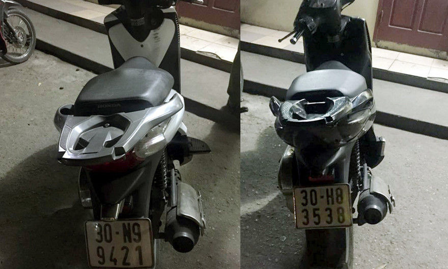 Hà Nội: Liên tiếp phát hiện xe SH đeo biển xe Wave 