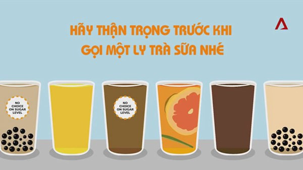 Giật mình trước lượng đường có trong 1 ly trà sữa