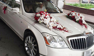 Nam Cường đi xe 20 tỷ đồng rước dâu tại Hà Nội