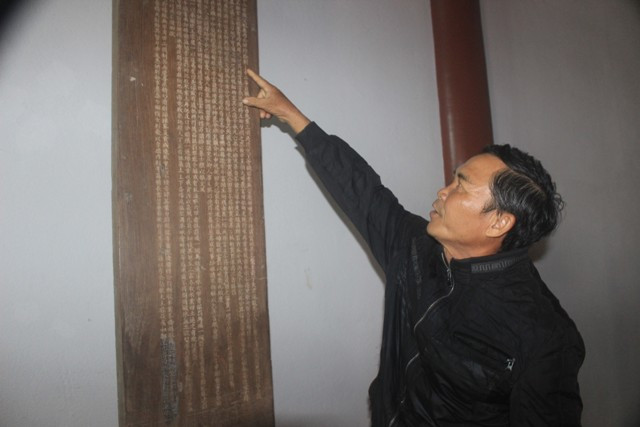 Ông Tháp cho biết, dưới sự tác động của bom đạn, sự bào mòn của thời gian mà khoán ước không hề bị hư hỏng, đó là điều kỳ diệu