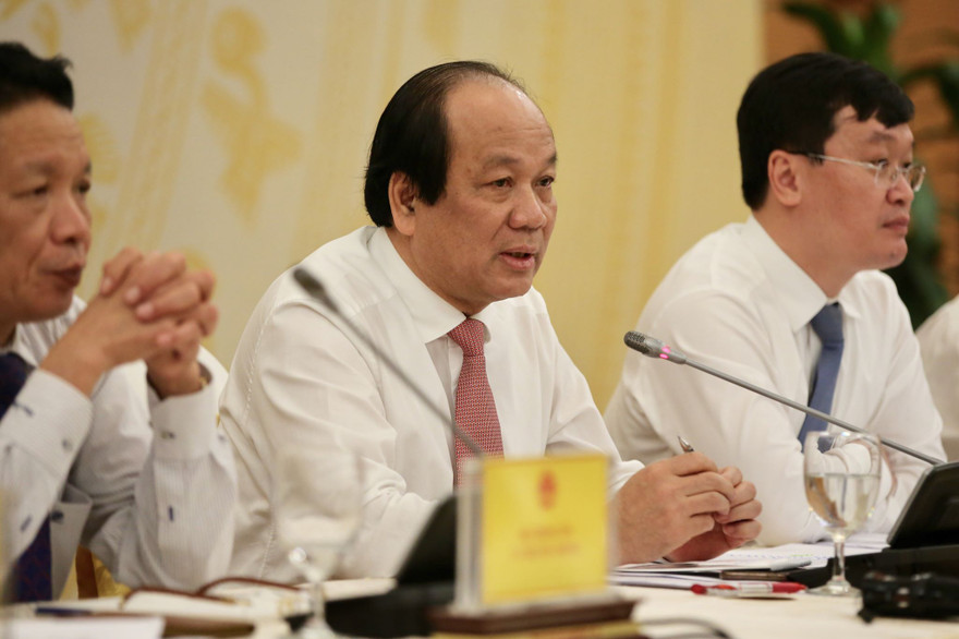 Bộ trưởng, Chủ nhiệm VPCP Mai Tiến Dũng. Ảnh: Mạnh Thắng