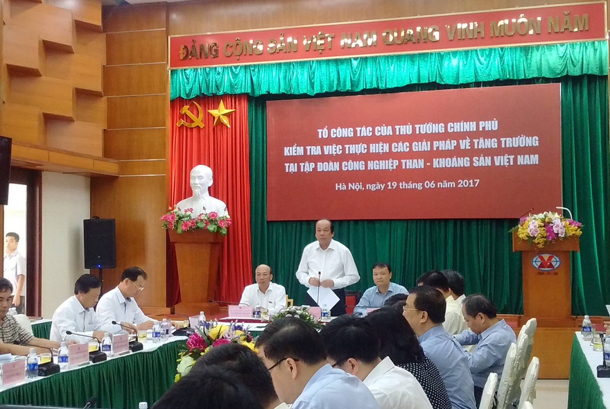 Tổ công tác của Thủ tướng Chính phủ kiểm tra tại tập đoàn TKV