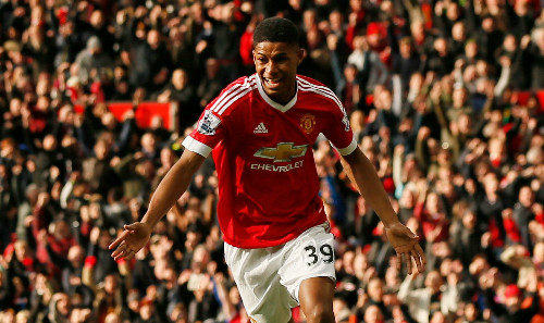 Rashford nổi bật với khả năng chạy chỗ và dứt điểm. Ảnh: Reuters.