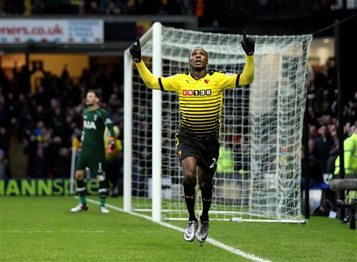 Tiền đạo của Watford đang nhận được sự quan tâm lớn từ Arsenal