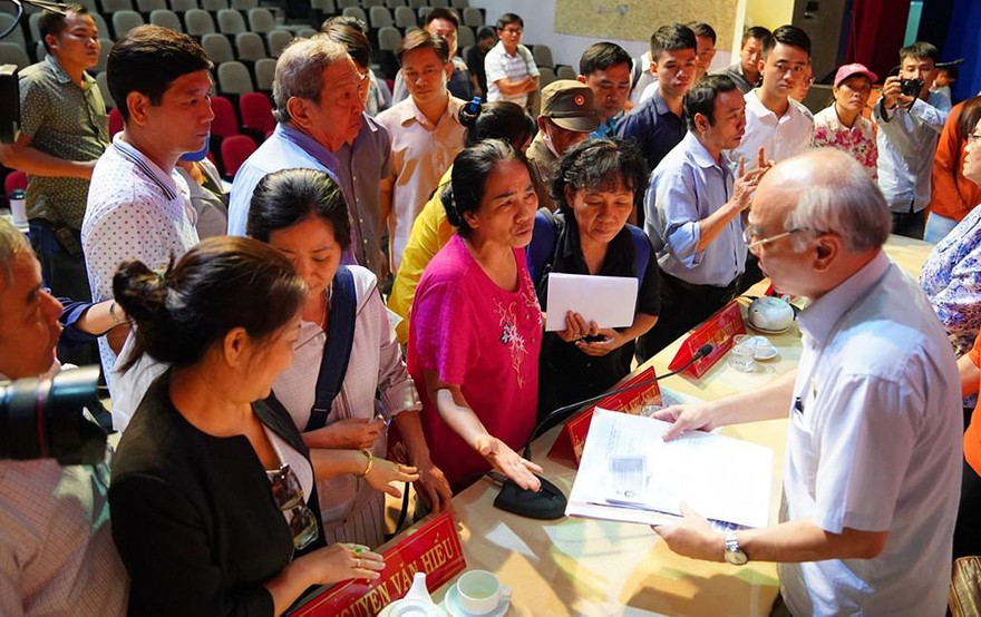 ĐBQH tiếp xúc với người dân Thủ Thiêm, TPHCM.
