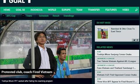 Báo chí Đông Nam Á khá quan tâm đến việc Miura bị sa thải