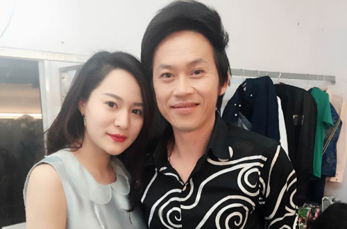 Hoài Linh và ca sĩ Ánh Linh.