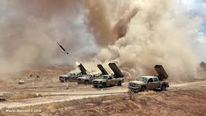 Lực lượng tên lửa, pháo binh quân đội Syria tấn công IS ở Yarmouk