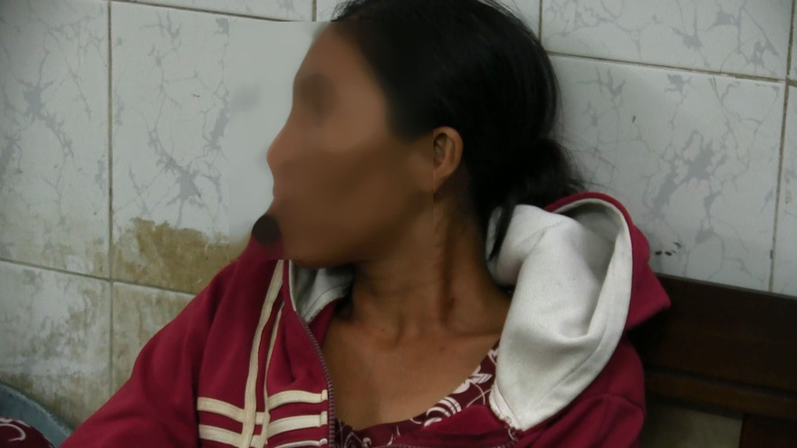 N tại cơ quan công an. Ảnh V.M